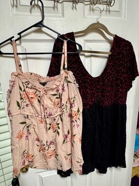 Bundle of 2 Torrid Babydoll Tops – Size 3X